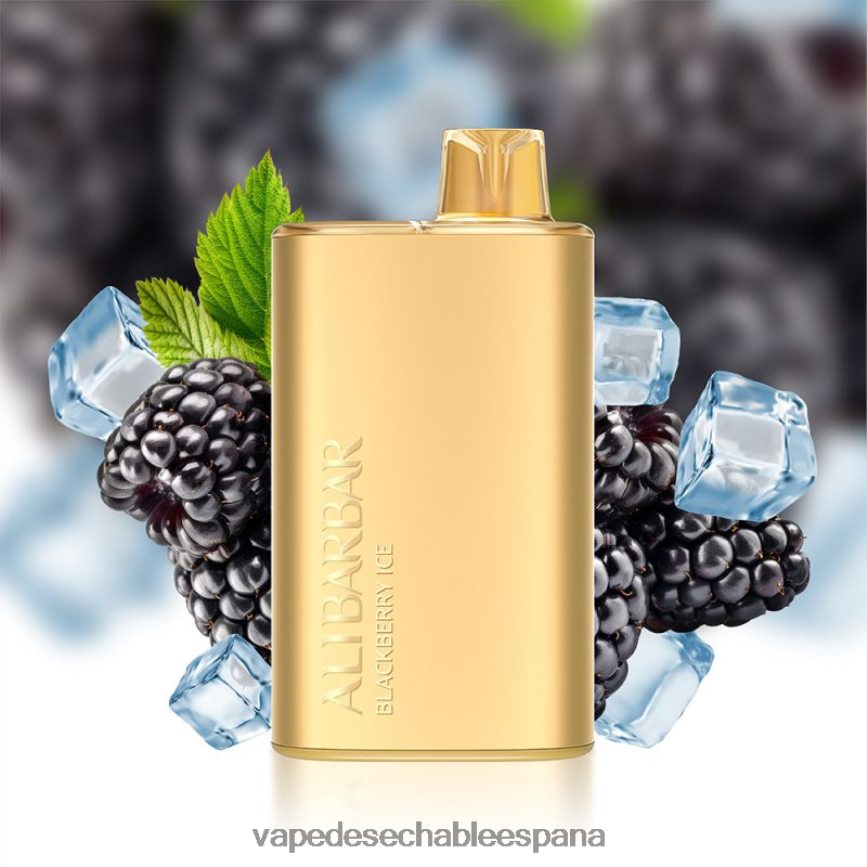 Alibarbar Rich 8000 vaporizadores desechables hielo de mora 402HB210 Vape Desechable España