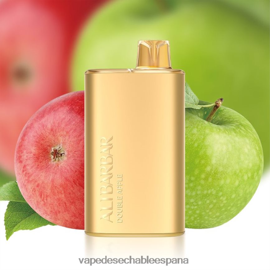 Alibarbar Rich 8000 vaporizadores desechables manzana doble 402HB25 Vape Desechable España