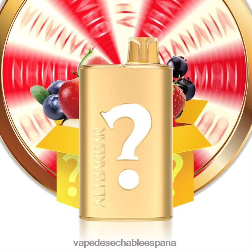 Alibarbar Rich 8000 vaporizadores desechables ruleta de sabores 402HB21 Vape España