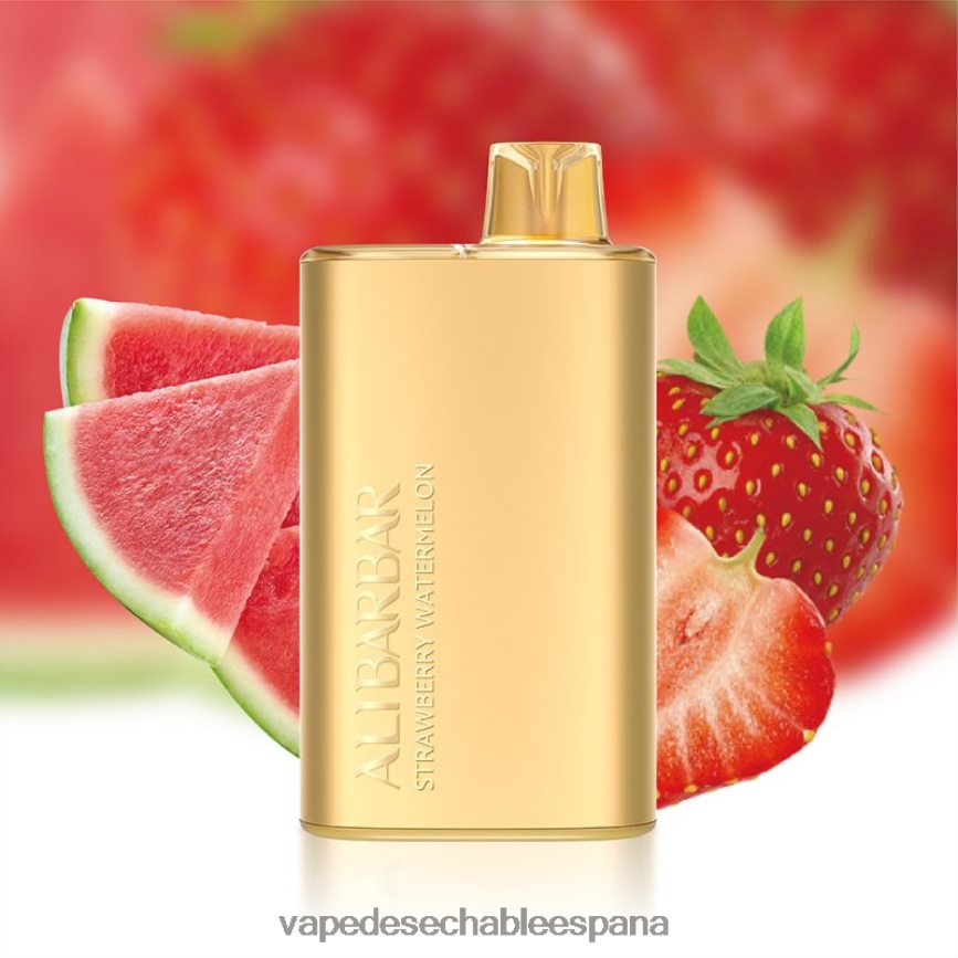 Alibarbar Rich 8000 vaporizadores desechables sandia fresa 402HB213 Vape Recargable