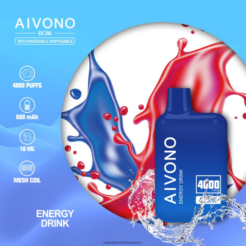 Aivono AIM BOXX 4000 bebida energética - D6NB8D225 Vape España