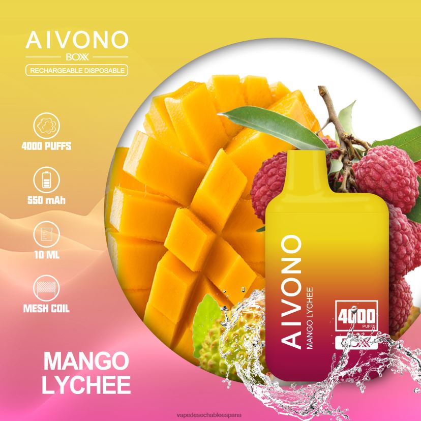 Aivono AIM BOXX 4000 lichi de mango - D6NB8D216 Vape Desechable España