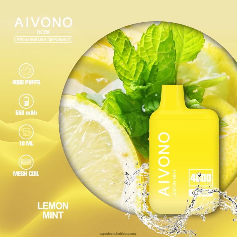 Aivono AIM BOXX 4000 menta limon - D6NB8D230 Vape Desechable España