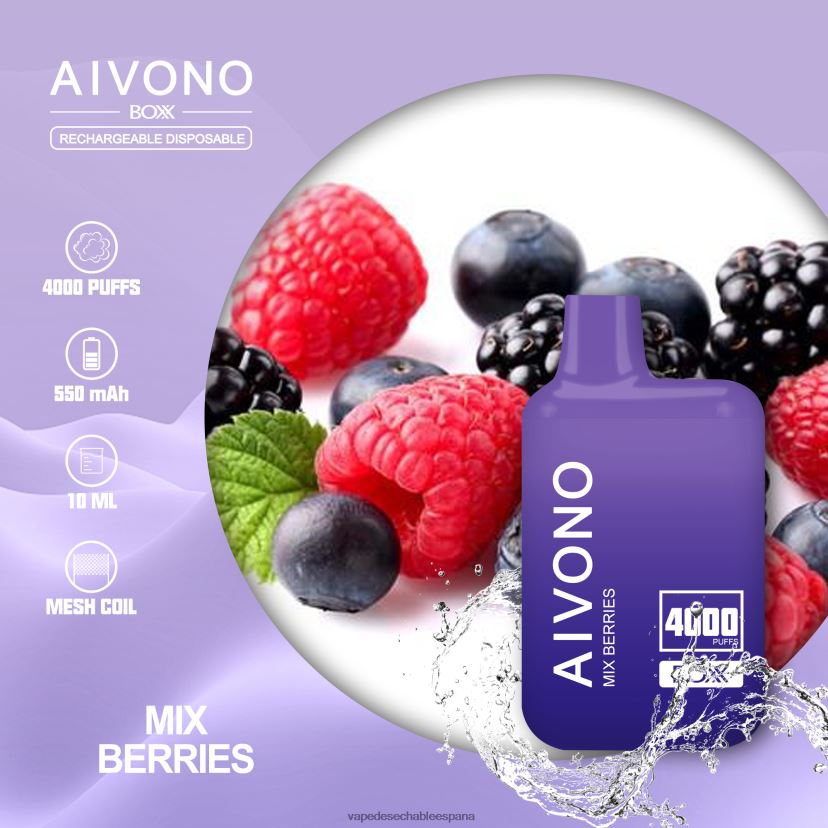 Aivono AIM BOXX 4000 mezclar bayas - D6NB8D215 Vape España