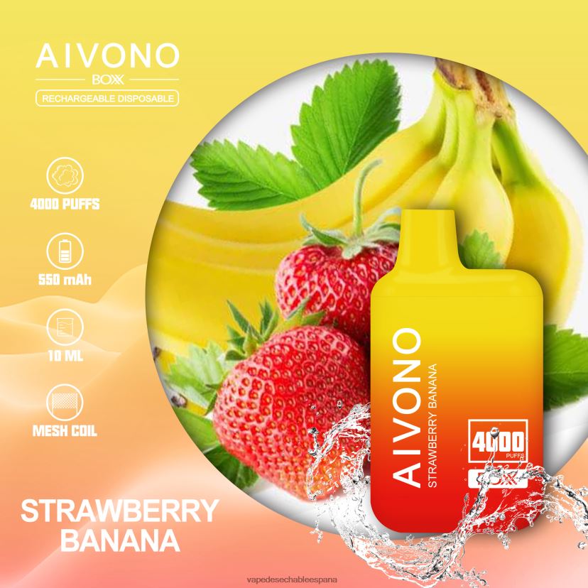 Aivono AIM BOXX 4000 plátano fresa - D6NB8D231 Vape España