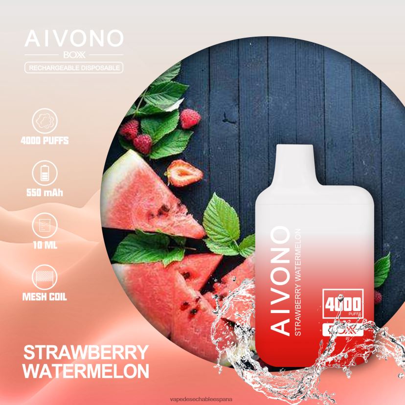 Aivono AIM BOXX 4000 sandia fresa - D6NB8D214 Vape Desechable España