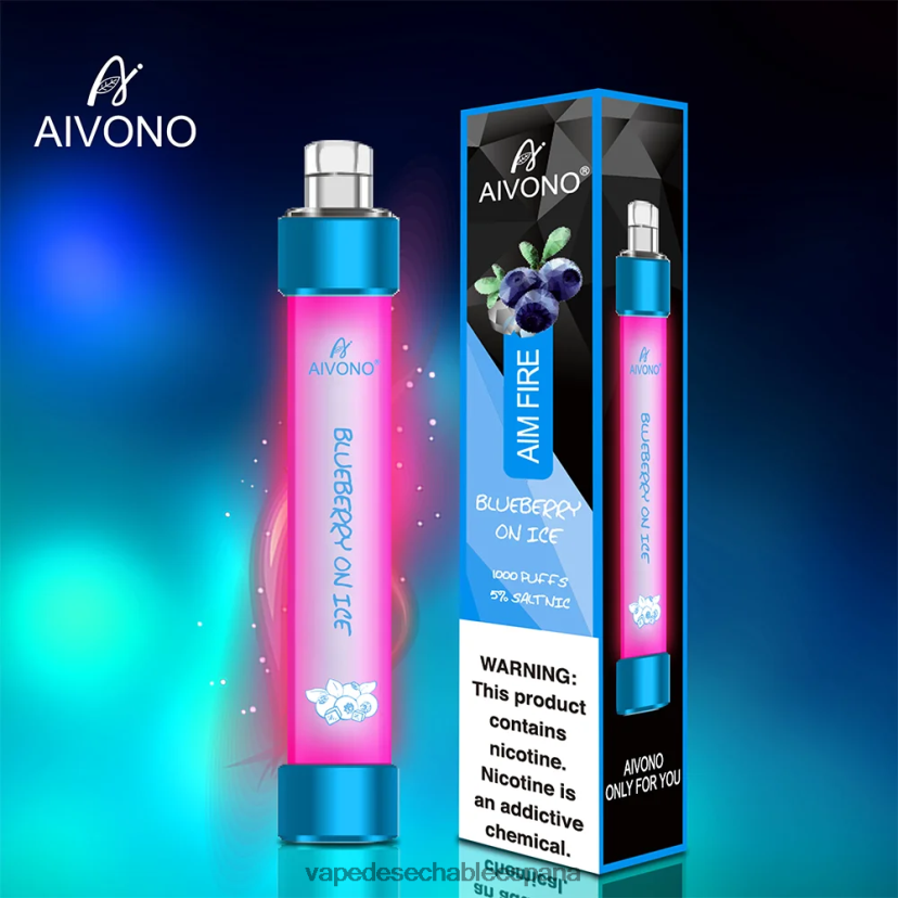 Aivono AIM FIRE 1000 arándano en hielo - D6NB8D326 Vape Desechable España