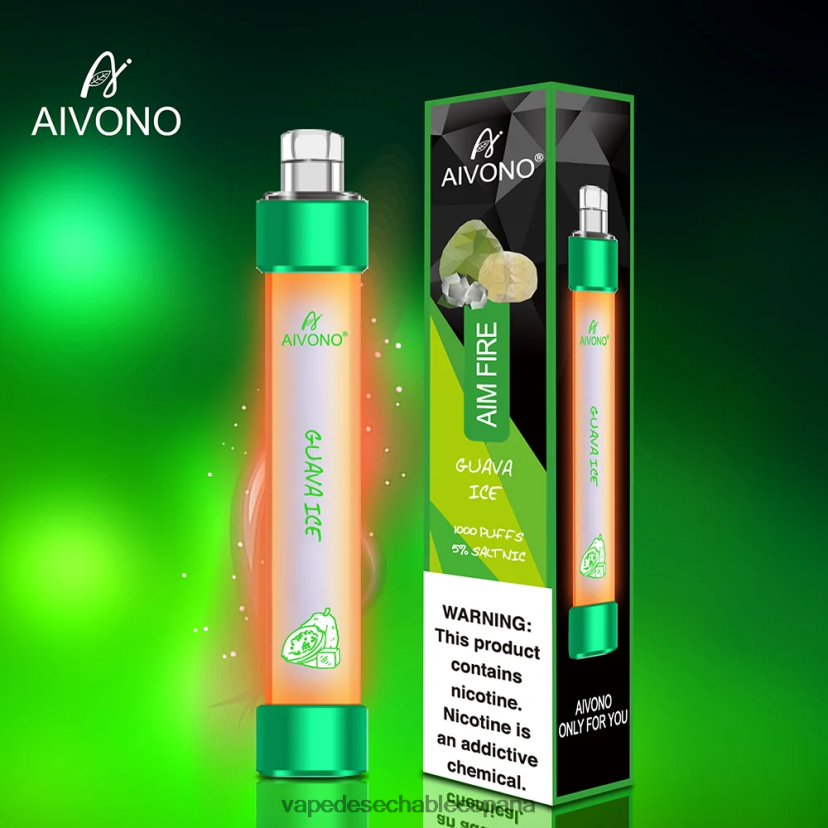 Aivono AIM FIRE 1000 hielo de guayaba - D6NB8D330 Vape Desechable España