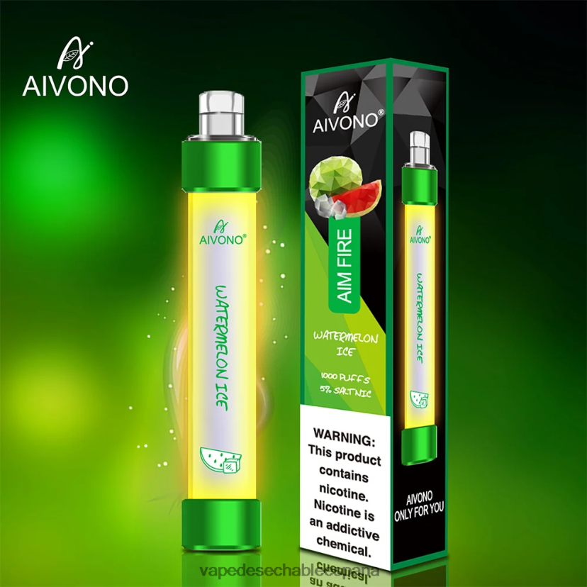 Aivono AIM FIRE 1000 hielo de sandia - D6NB8D333 Vape España