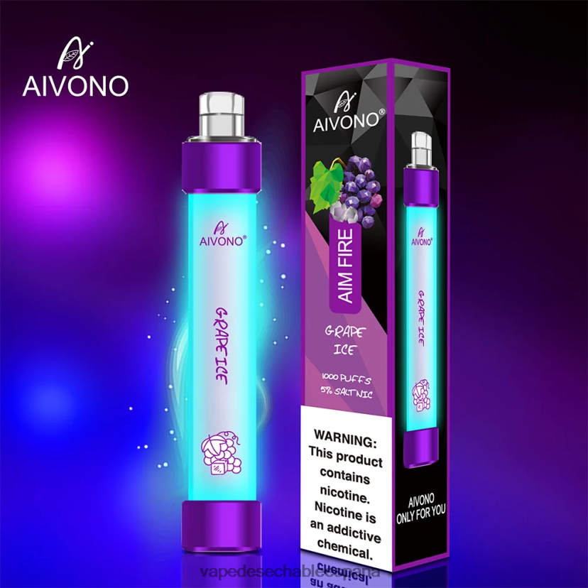 Aivono AIM FIRE 1000 hielo de uva - D6NB8D329 Vape España
