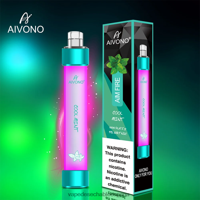 Aivono AIM FIRE 1000 menta fresca - D6NB8D328 Vape Desechable España