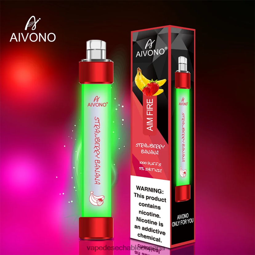 Aivono AIM FIRE 1000 plátano fresa - D6NB8D332 Vape Desechable España