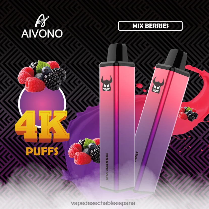 Aivono AIM FREAK 4000 bayas mixtas - D6NB8D260 Vape Desechable España