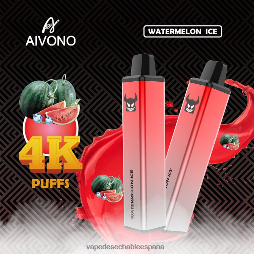 Aivono AIM FREAK 4000 hielo de sandia - D6NB8D253 Vape España