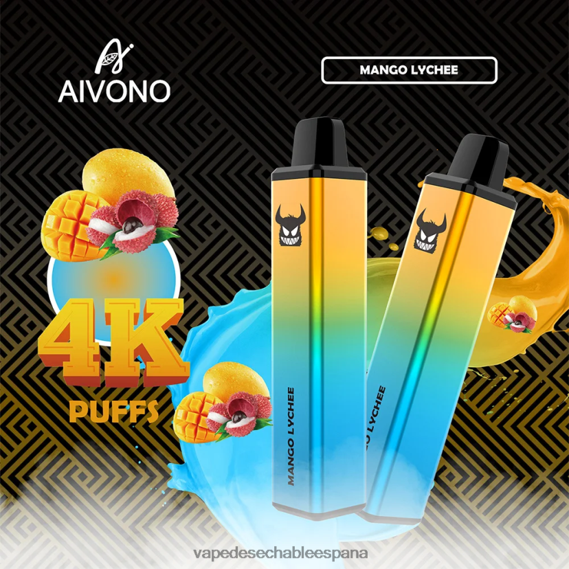 Aivono AIM FREAK 4000 lichi de mango - D6NB8D262 Vape Desechable España