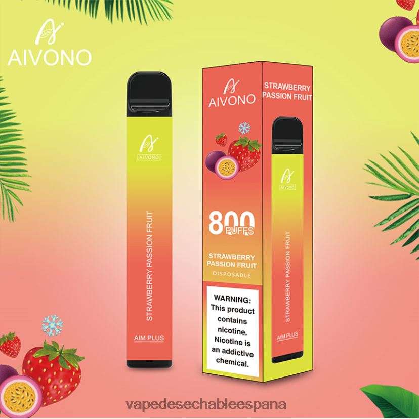 Aivono AIM PLUS 800 fruta de la pasión fresa - D6NB8D195 Vape España