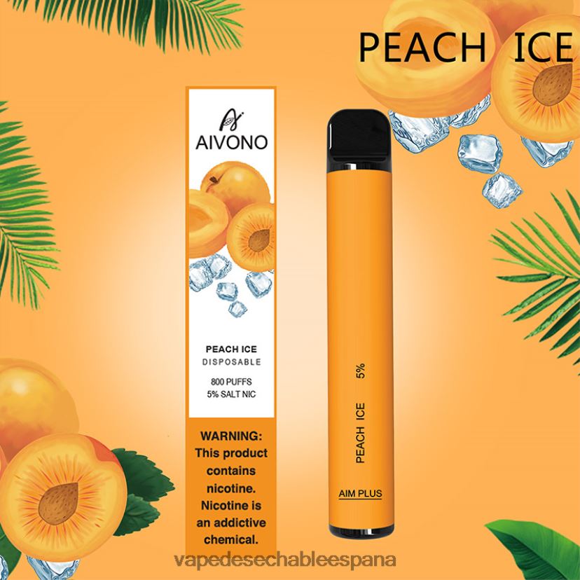 Aivono AIM PLUS 800 hielo de durazno - D6NB8D190 Vape Desechable España