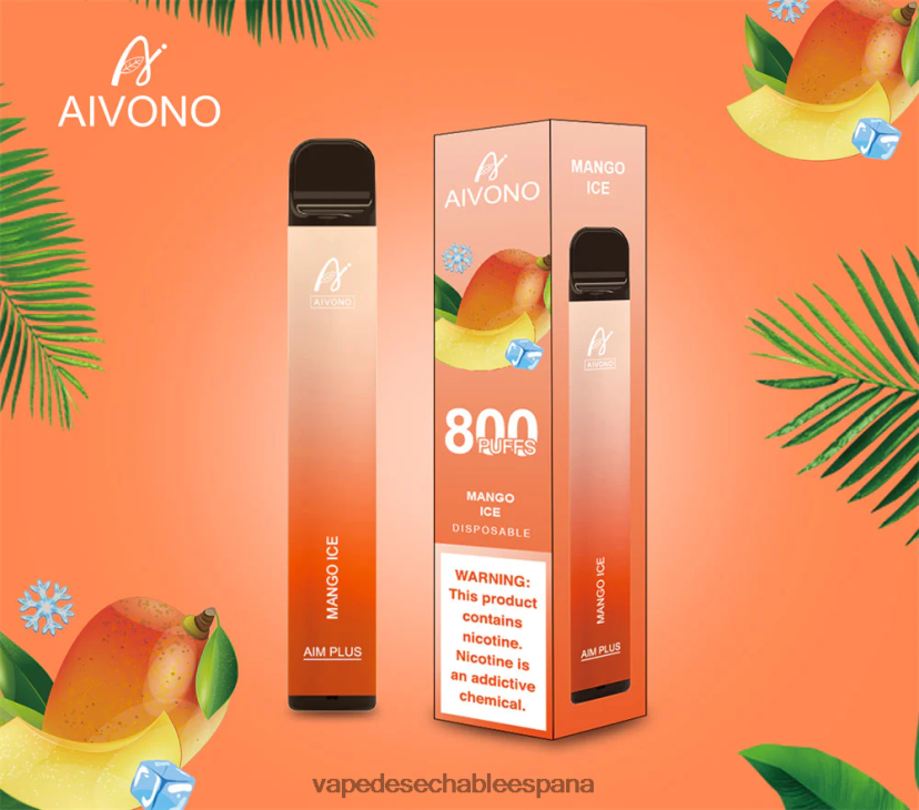 Aivono AIM PLUS 800 hielo de mango - D6NB8D184 Vape Desechable España