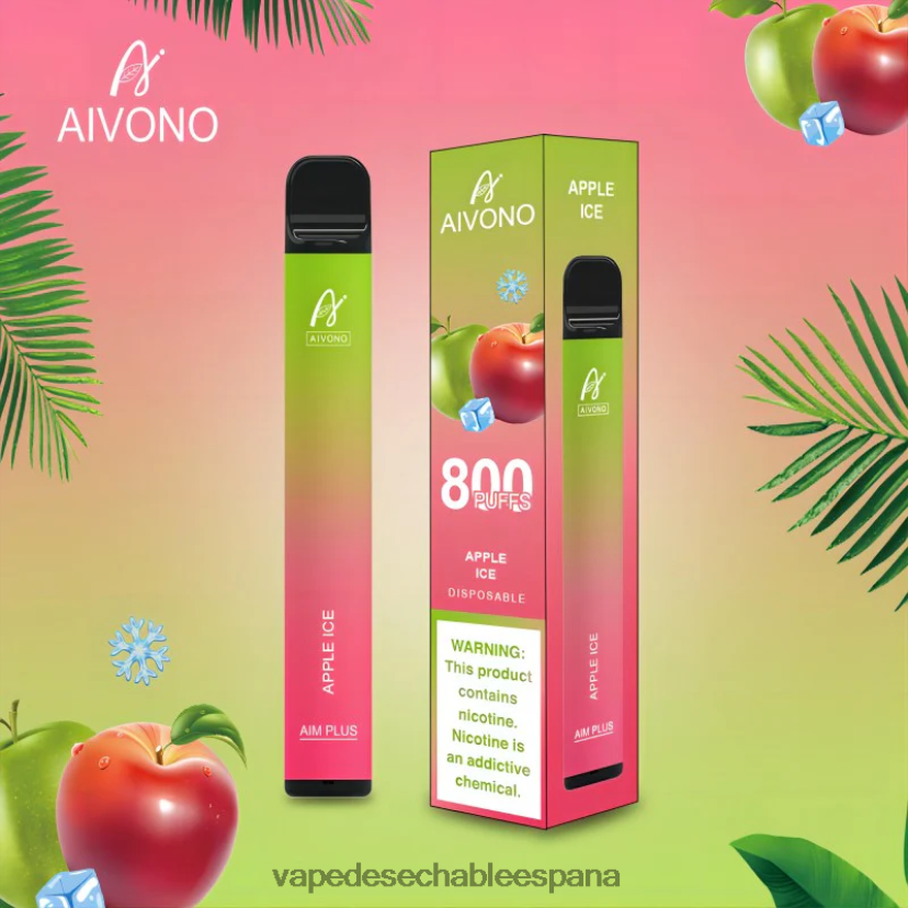 Aivono AIM PLUS 800 hielo de manzana - D6NB8D170 Vape Desechable España