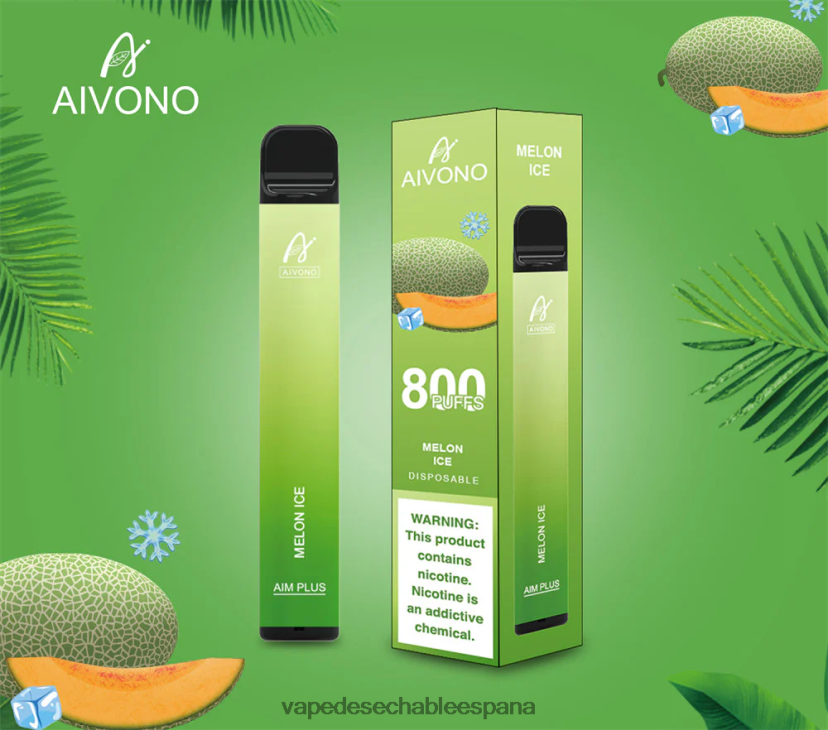 Aivono AIM PLUS 800 hielo de melón - D6NB8D187 Vape España