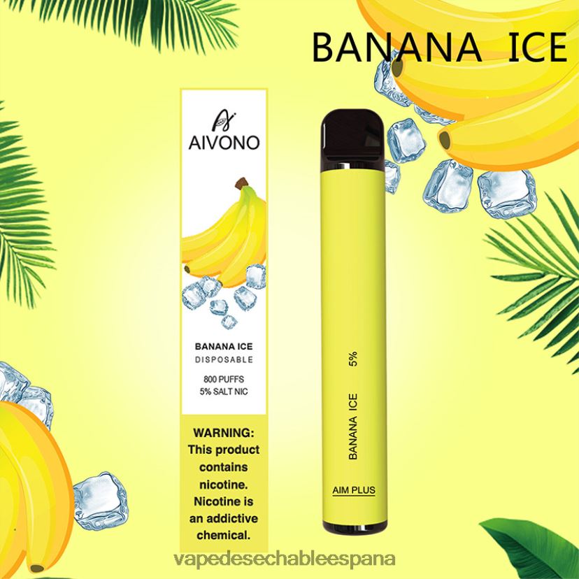Aivono AIM PLUS 800 hielo de plátano - D6NB8D171 Vape España