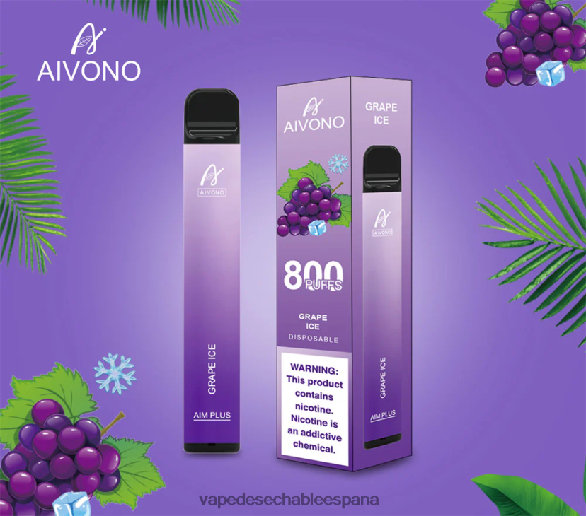 Aivono AIM PLUS 800 hielo de uva - D6NB8D179 Vape España
