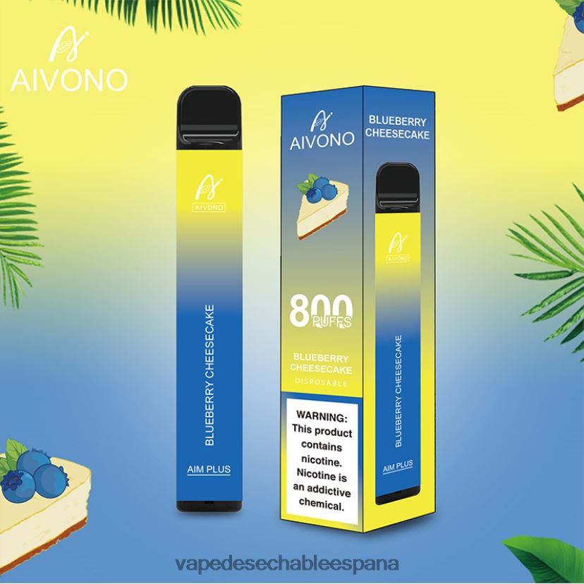Aivono AIM PLUS 800 tarta de queso con arándanos - D6NB8D174 Vape Desechable España
