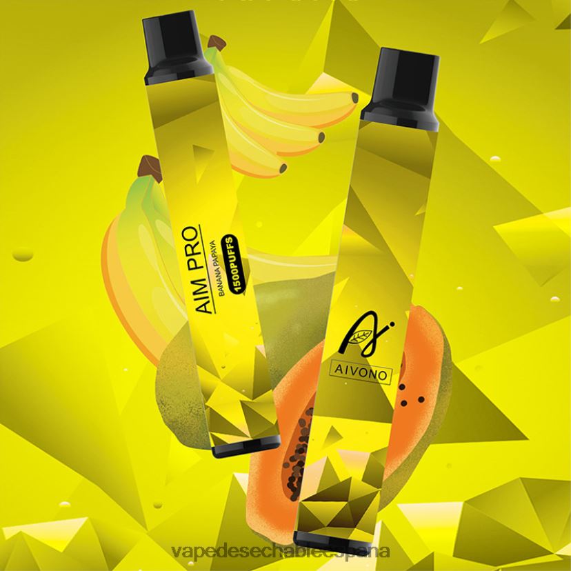 Aivono AIM PRO 1500 plátano papaya - D6NB8D169 Vape España