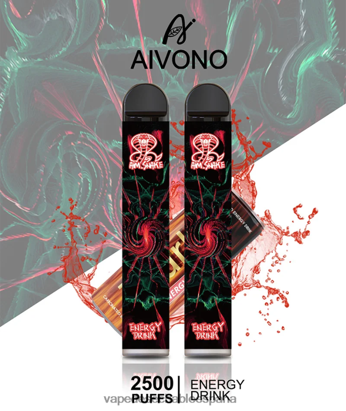 Aivono AIM SNAKE 2500 bebida energética - D6NB8D305 Vape España