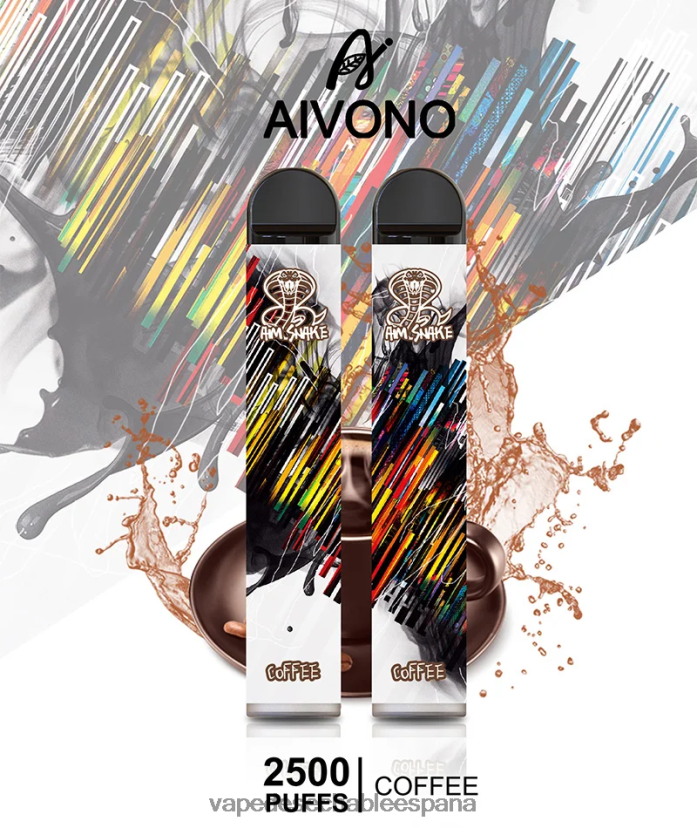 Aivono AIM SNAKE 2500 café - D6NB8D300 Vape Desechable España