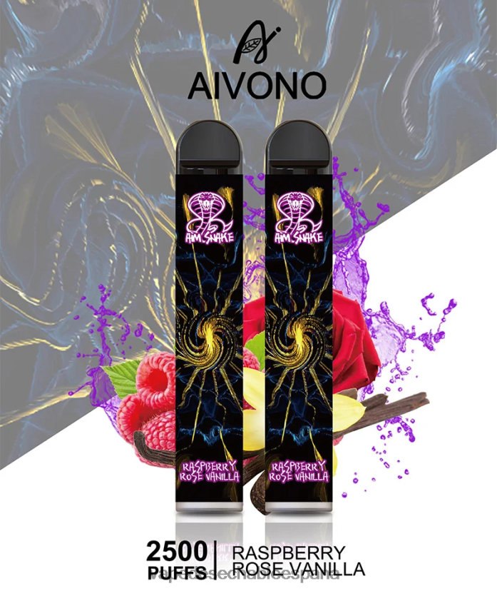 Aivono AIM SNAKE 2500 frambuesa rosa vainilla - D6NB8D317 Vape España