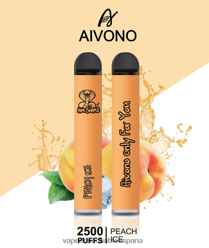 Aivono AIM SNAKE 2500 hielo de durazno - D6NB8D316 Vape Desechable España