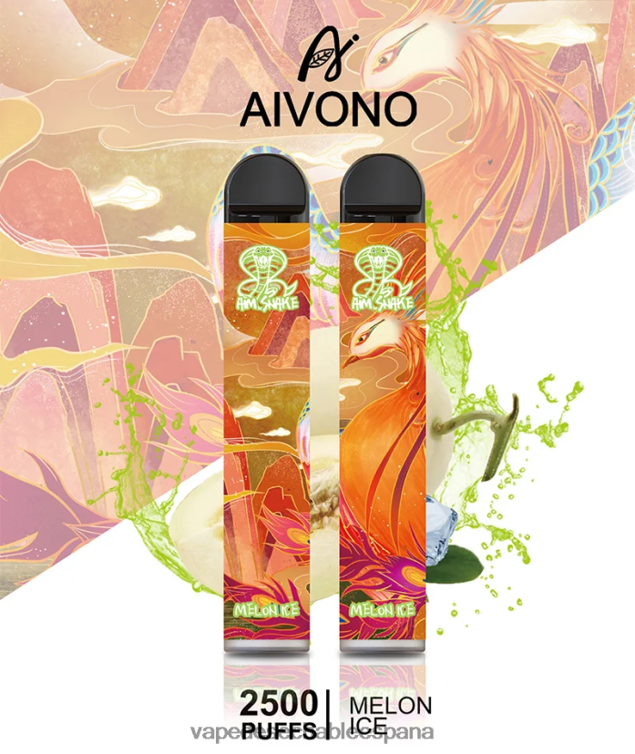 Aivono AIM SNAKE 2500 hielo de melón - D6NB8D311 Vape España