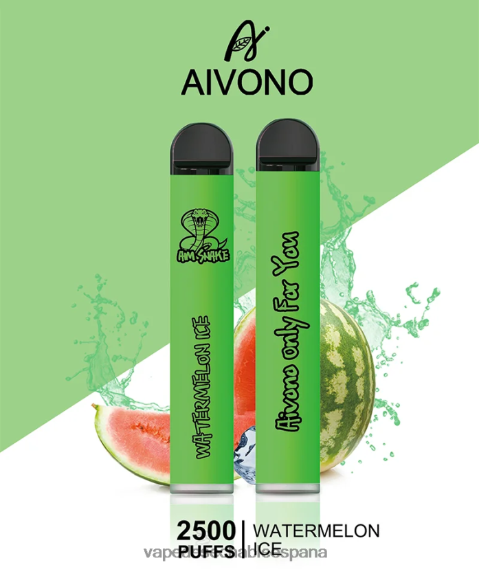 Aivono AIM SNAKE 2500 hielo de sandia - D6NB8D321 Vape España