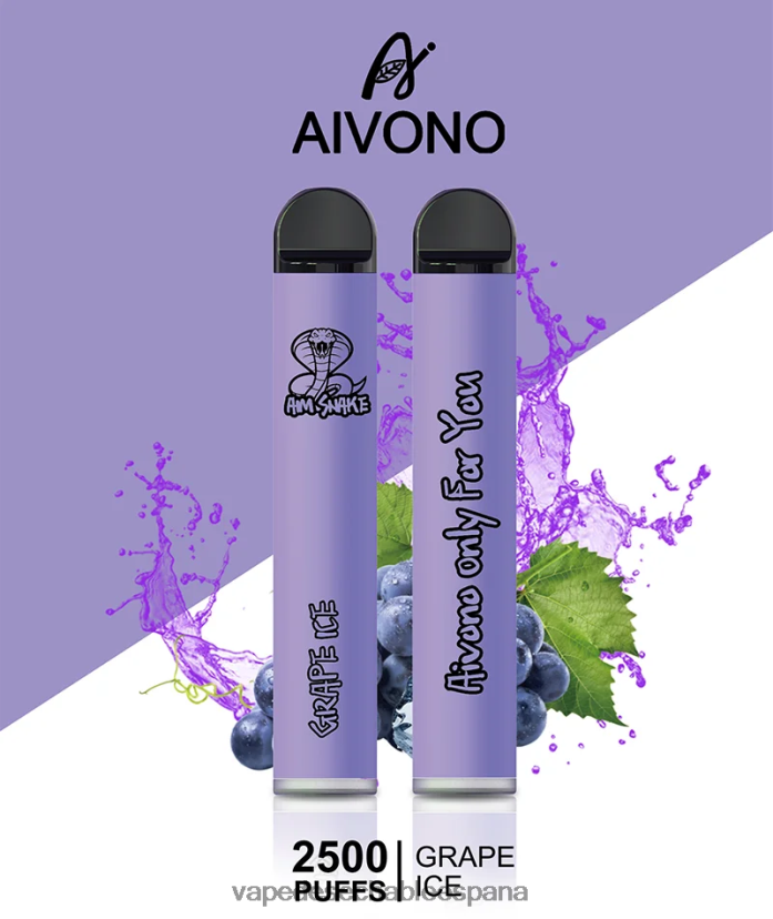 Aivono AIM SNAKE 2500 hielo de uva - D6NB8D306 Vape Desechable España