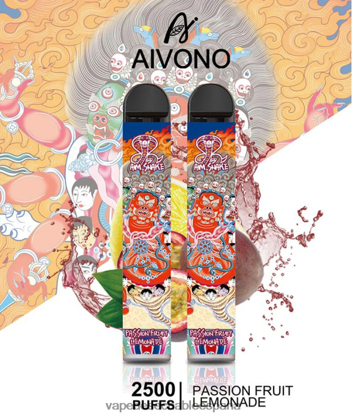 Aivono AIM SNAKE 2500 limonada de maracuyá - D6NB8D315 Vape España
