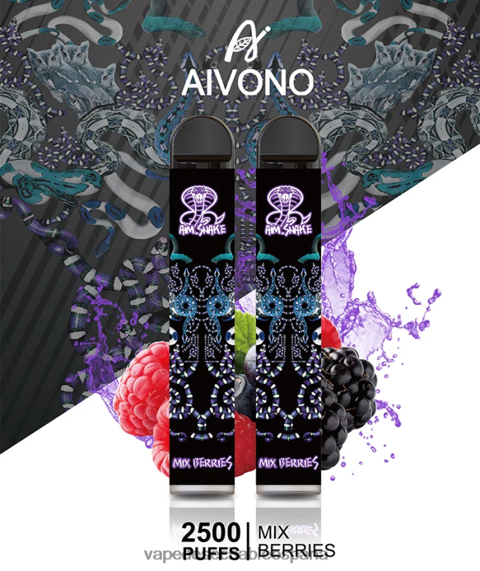 Aivono AIM SNAKE 2500 mezclar bayas - D6NB8D312 Vape Desechable España