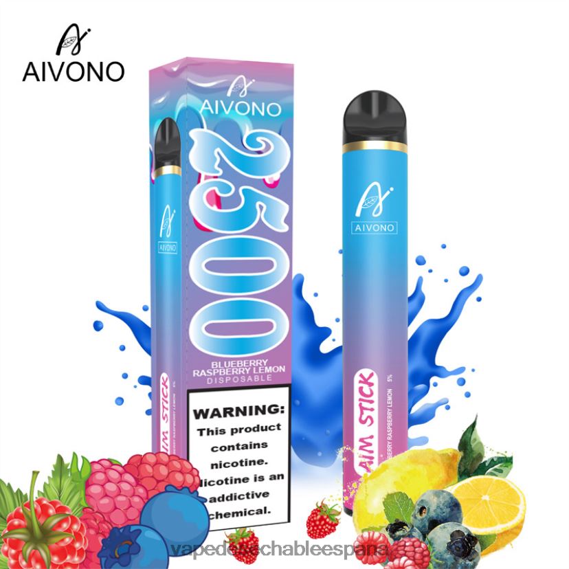 Aivono AIM STICK 2500 arándano frambuesa limón - D6NB8D154 Vape Desechable España