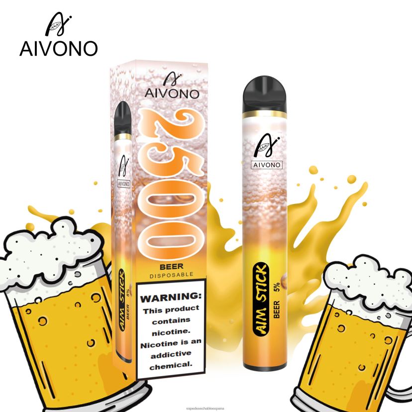 Aivono AIM STICK 2500 cerveza - D6NB8D148 Vape Desechable España