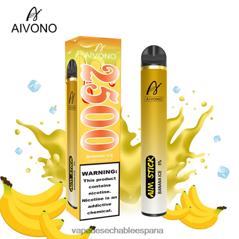 Aivono AIM STICK 2500 hielo de plátano - D6NB8D151 Vape España